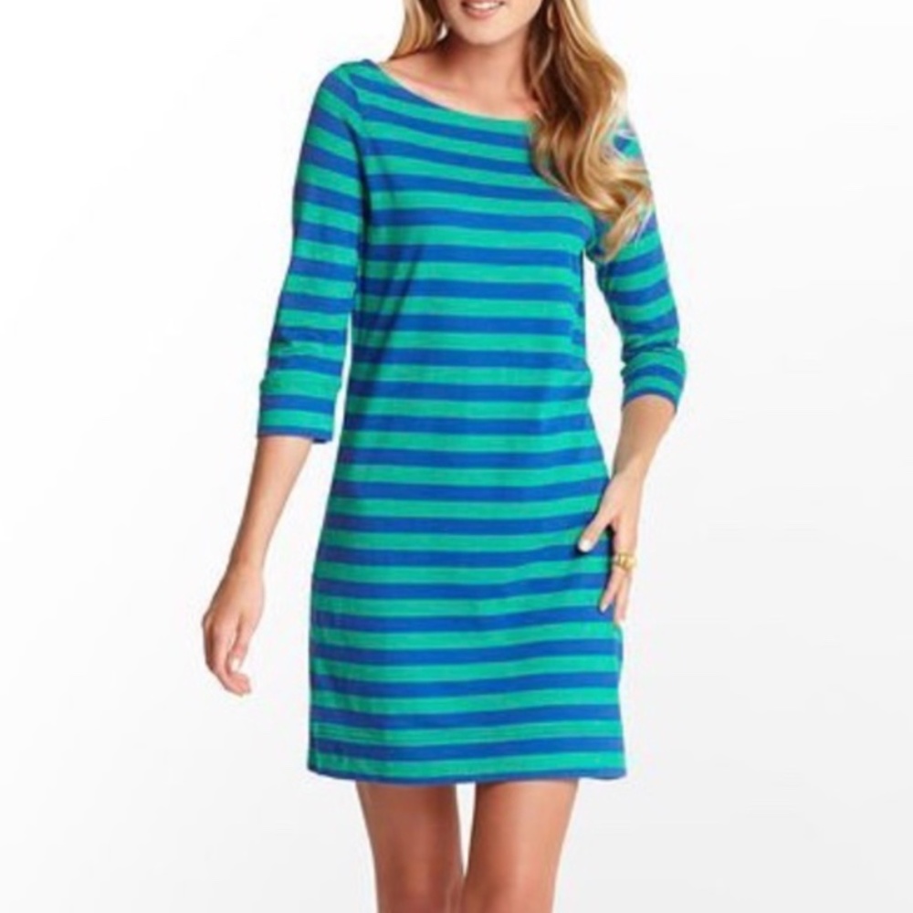 Lilly Pulitzer Cassie T-shirt Shift Striped Dress